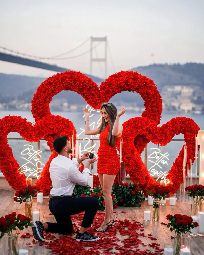 İstanbul’da evlilik teklifi organizasyonu